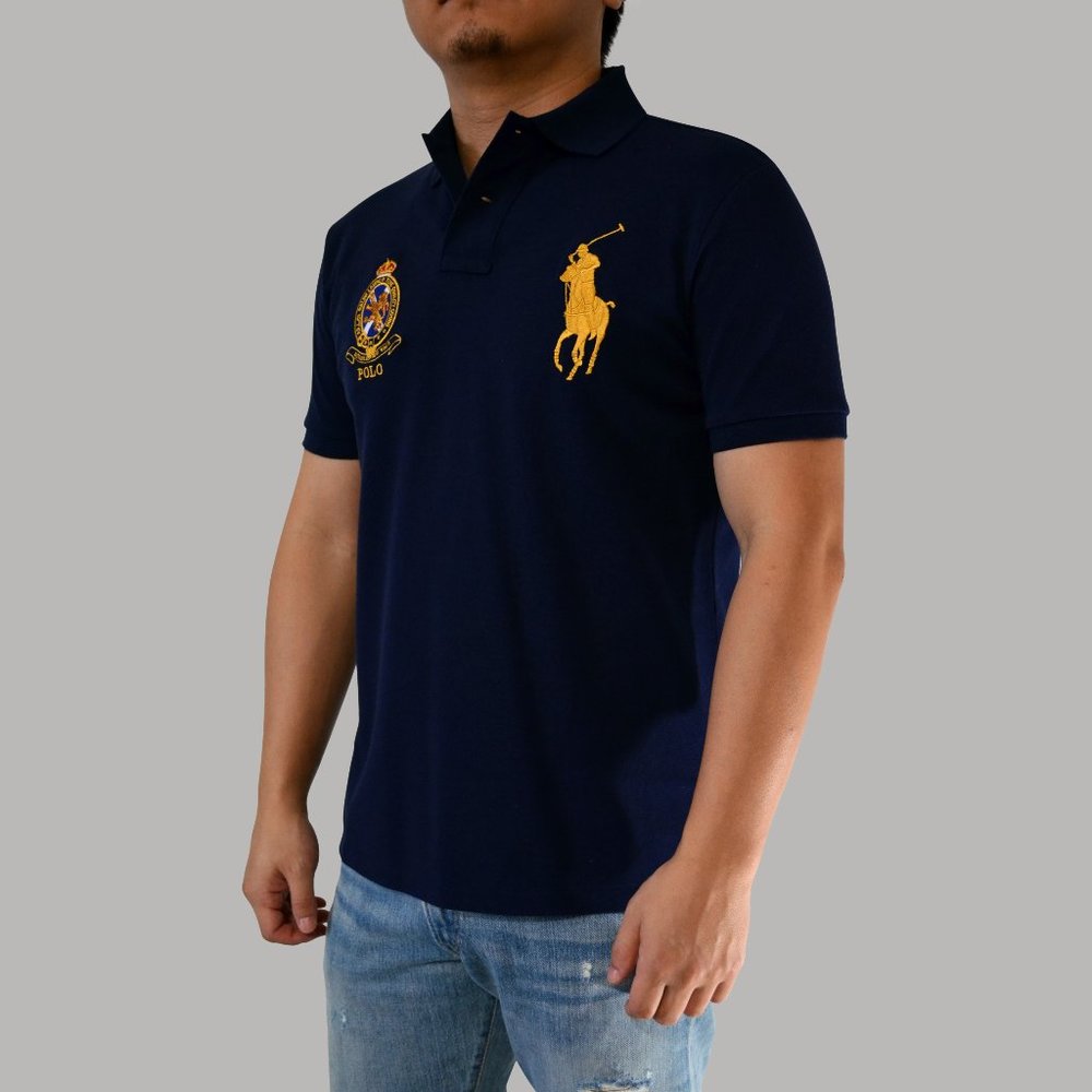 Polo Ralph Lauren Custom Slim Fit Big Pony Crest Polo Shirt